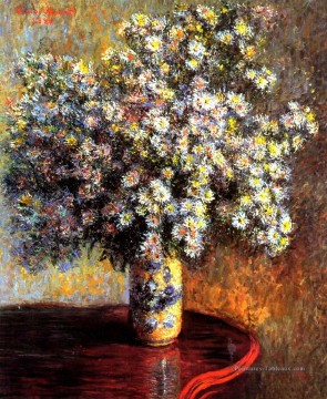 Asters Claude Monet Peinture à l'huile